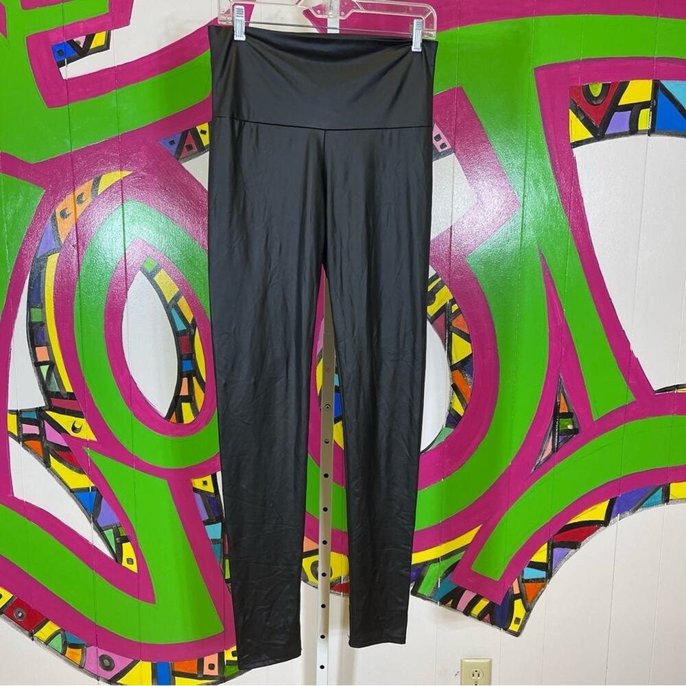 Cherish, Faux Leather Leggings. Size Large. In good used condition!